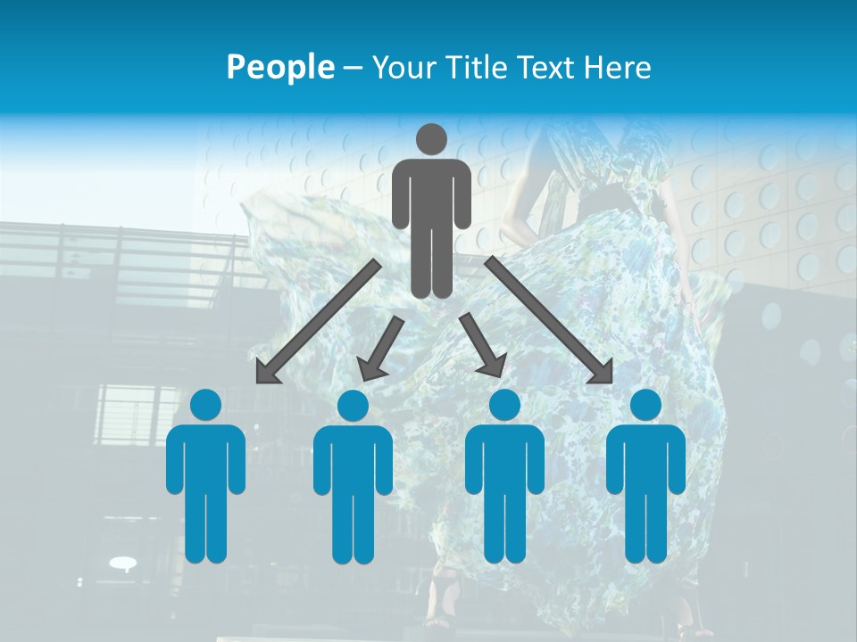 Enjoying Gorgeous Alone PowerPoint Template