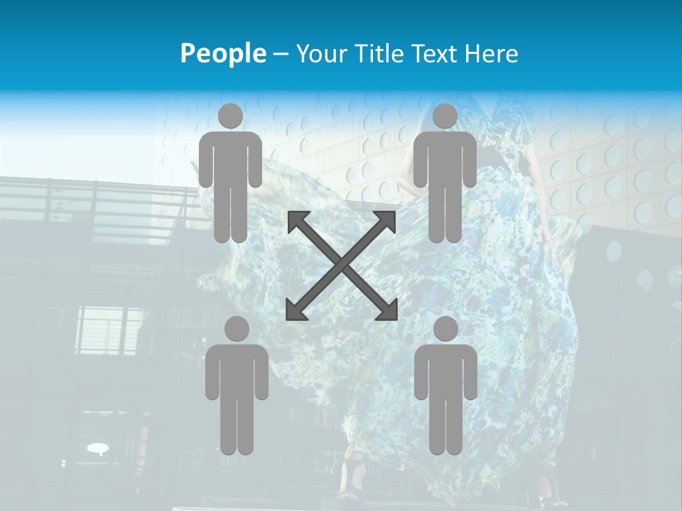 Enjoying Gorgeous Alone PowerPoint Template