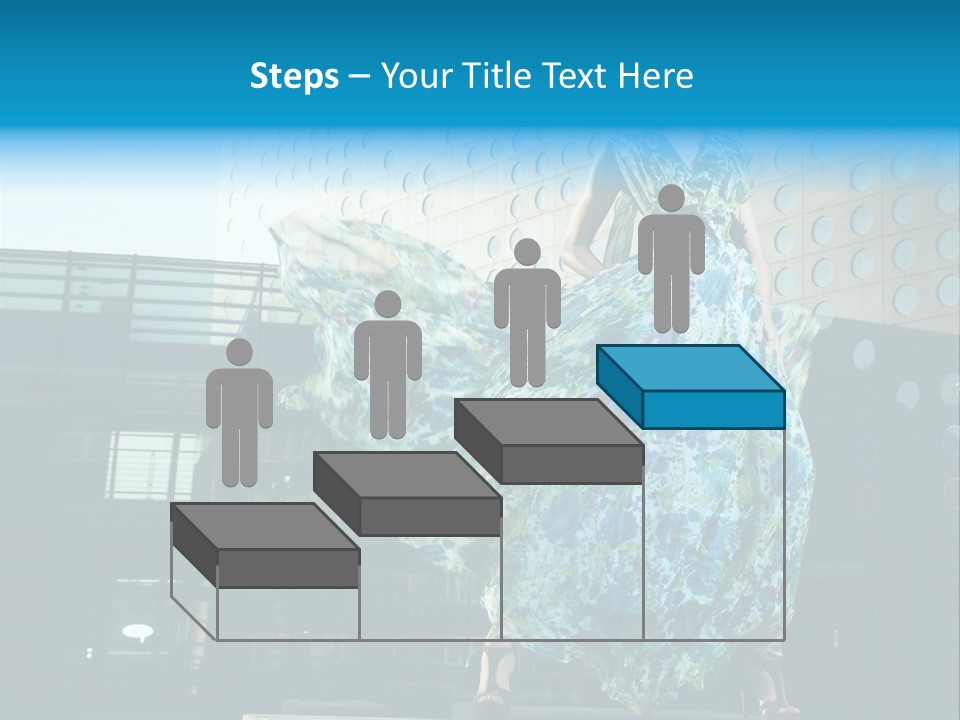 Enjoying Gorgeous Alone PowerPoint Template