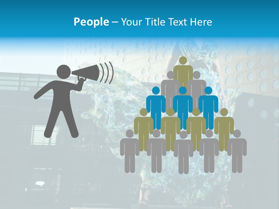 Enjoying Gorgeous Alone PowerPoint Template