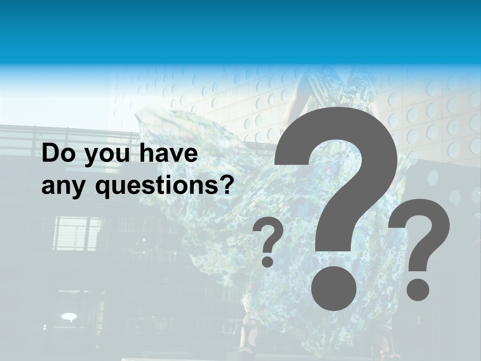 Enjoying Gorgeous Alone PowerPoint Template