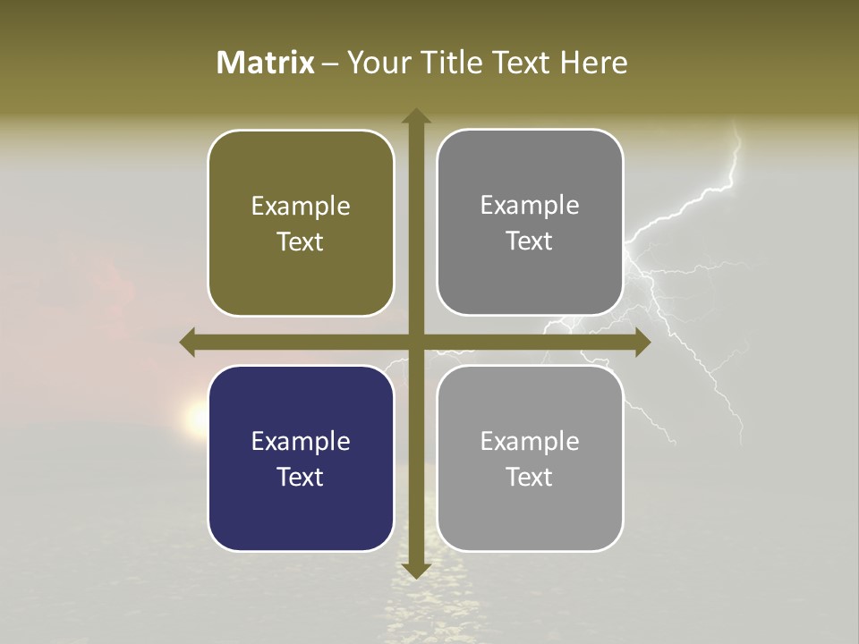 Land Cape Roadway Contra T Country PowerPoint Template