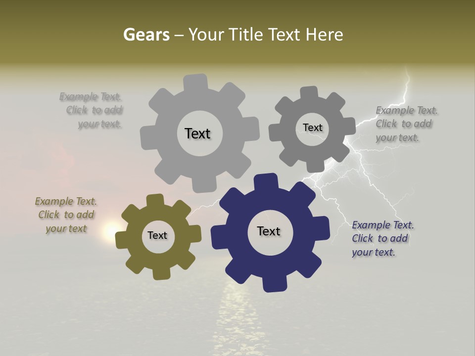 Land Cape Roadway Contra T Country PowerPoint Template