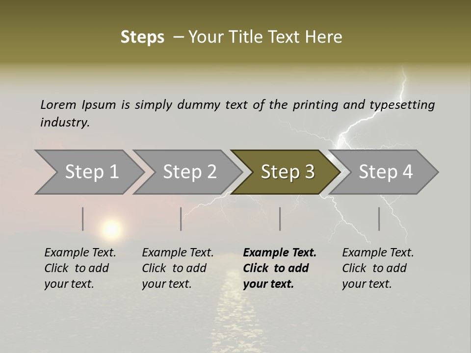 Land Cape Roadway Contra T Country PowerPoint Template