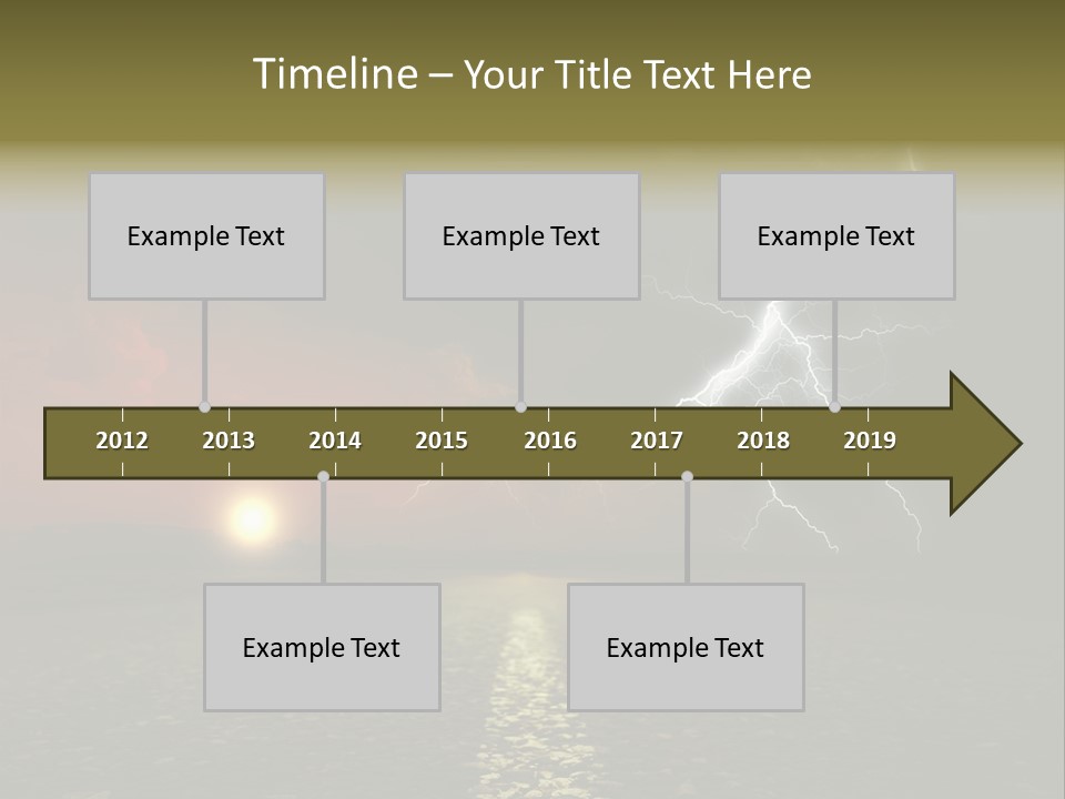 Land Cape Roadway Contra T Country PowerPoint Template
