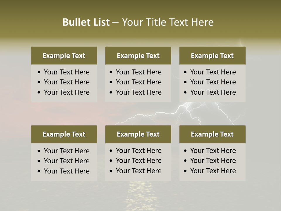 Land Cape Roadway Contra T Country PowerPoint Template