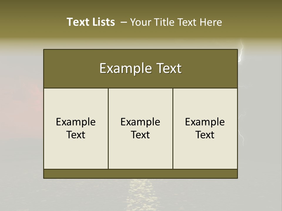 Land Cape Roadway Contra T Country PowerPoint Template