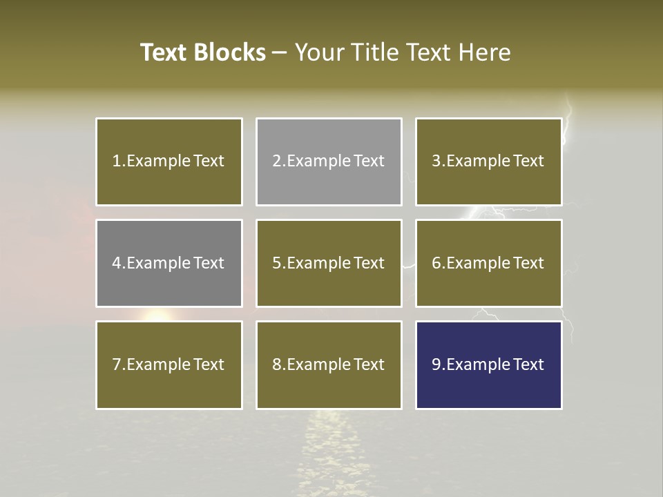 Land Cape Roadway Contra T Country PowerPoint Template