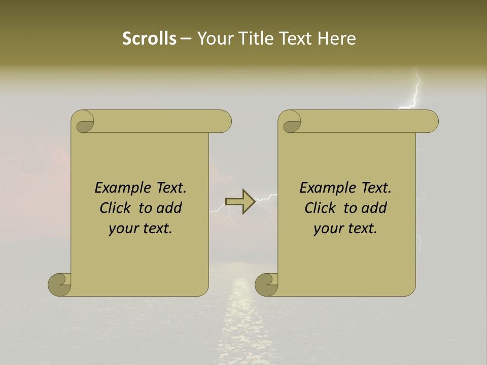 Land Cape Roadway Contra T Country PowerPoint Template