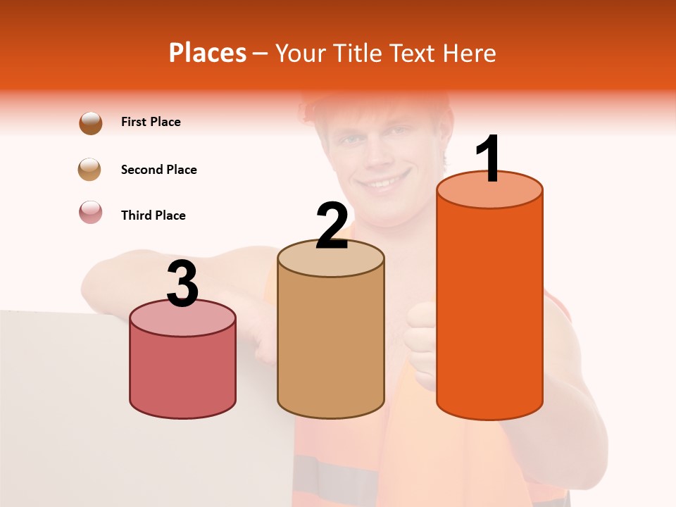 Background Workman Man PowerPoint Template