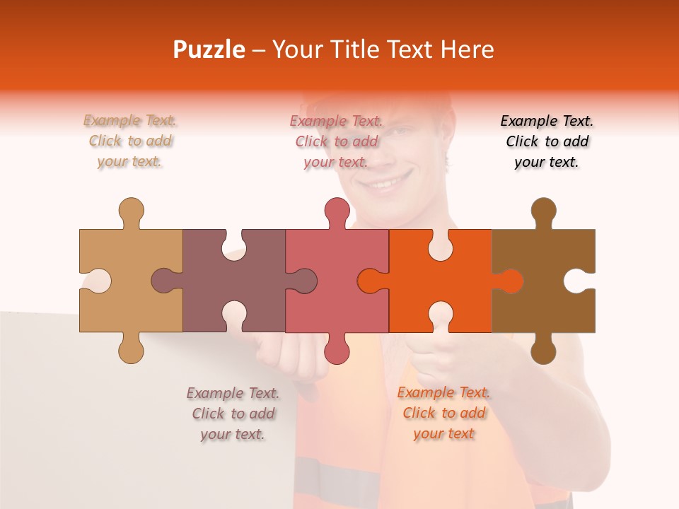 Background Workman Man PowerPoint Template