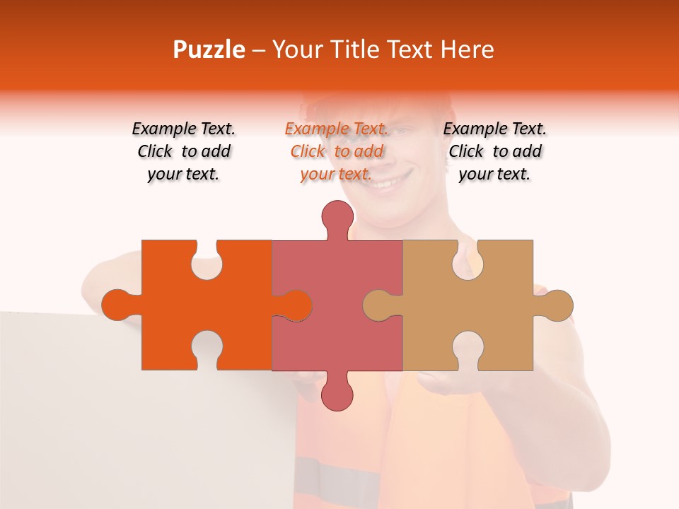 Background Workman Man PowerPoint Template