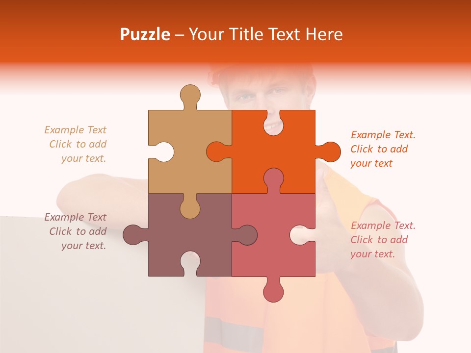 Background Workman Man PowerPoint Template