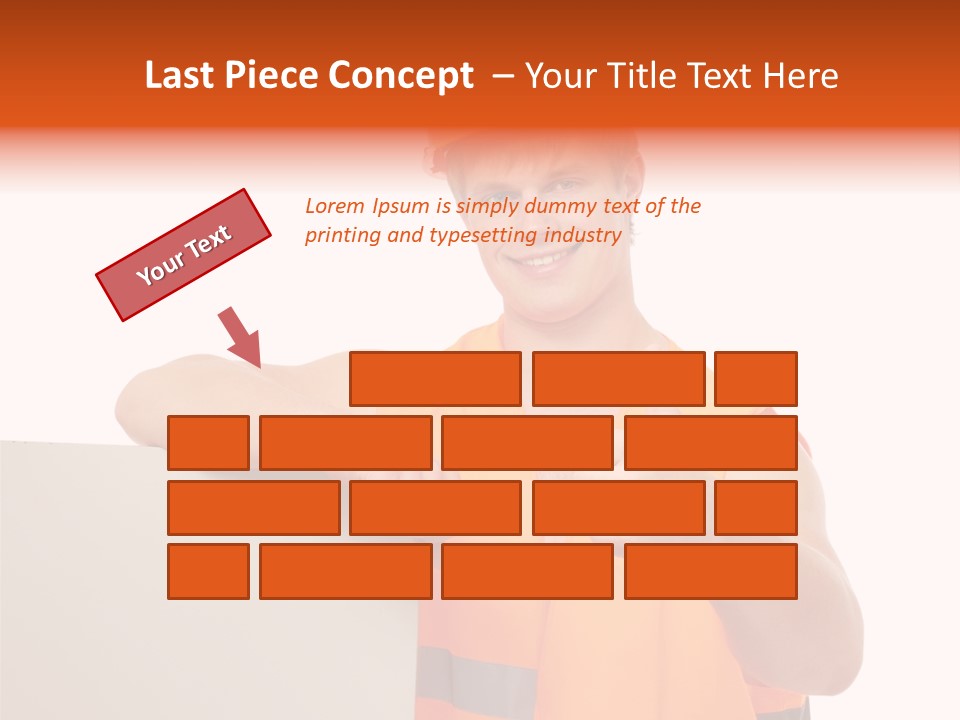 Background Workman Man PowerPoint Template