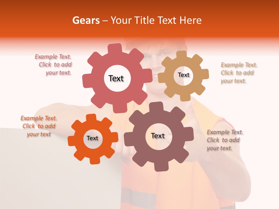 Background Workman Man PowerPoint Template