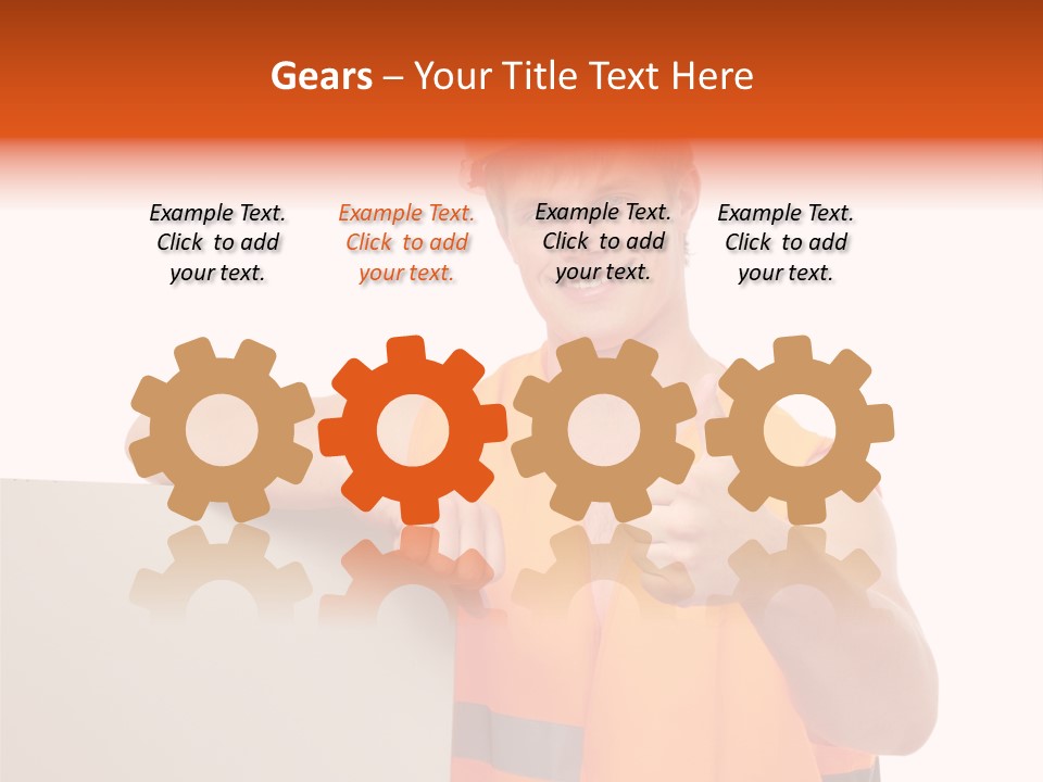 Background Workman Man PowerPoint Template