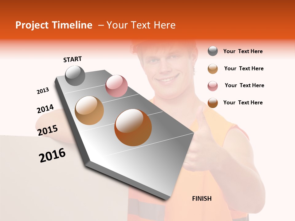Background Workman Man PowerPoint Template