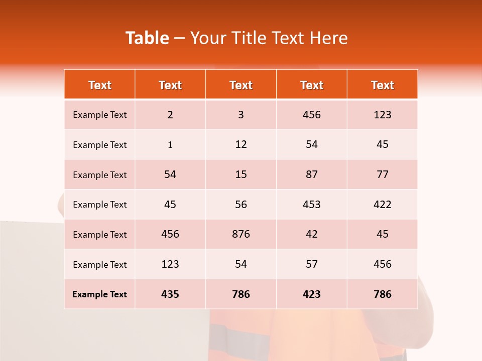 Background Workman Man PowerPoint Template