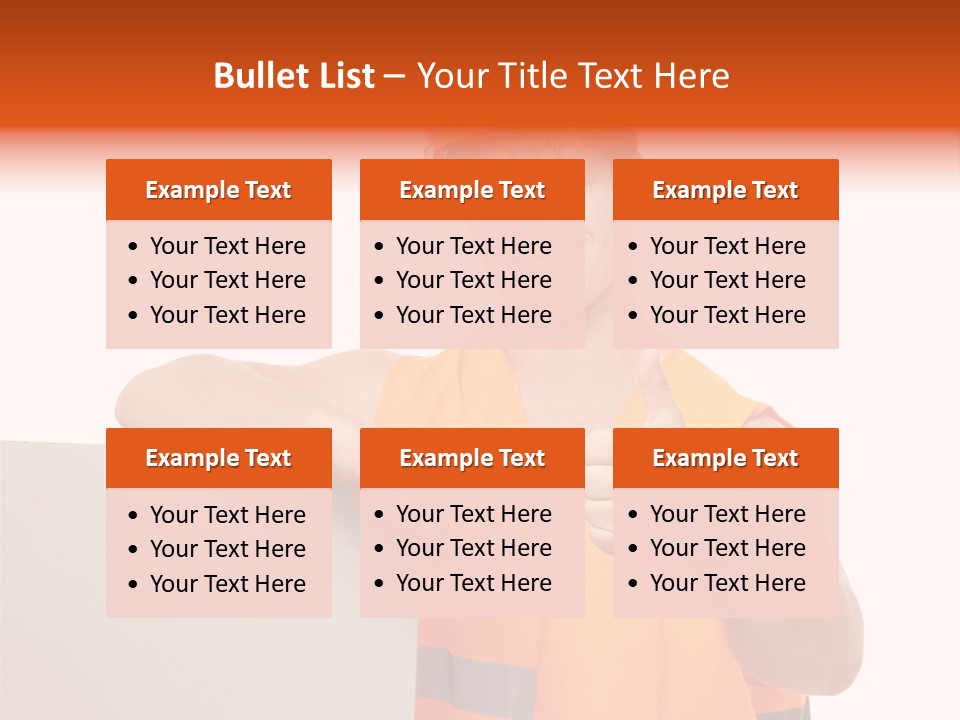 Background Workman Man PowerPoint Template