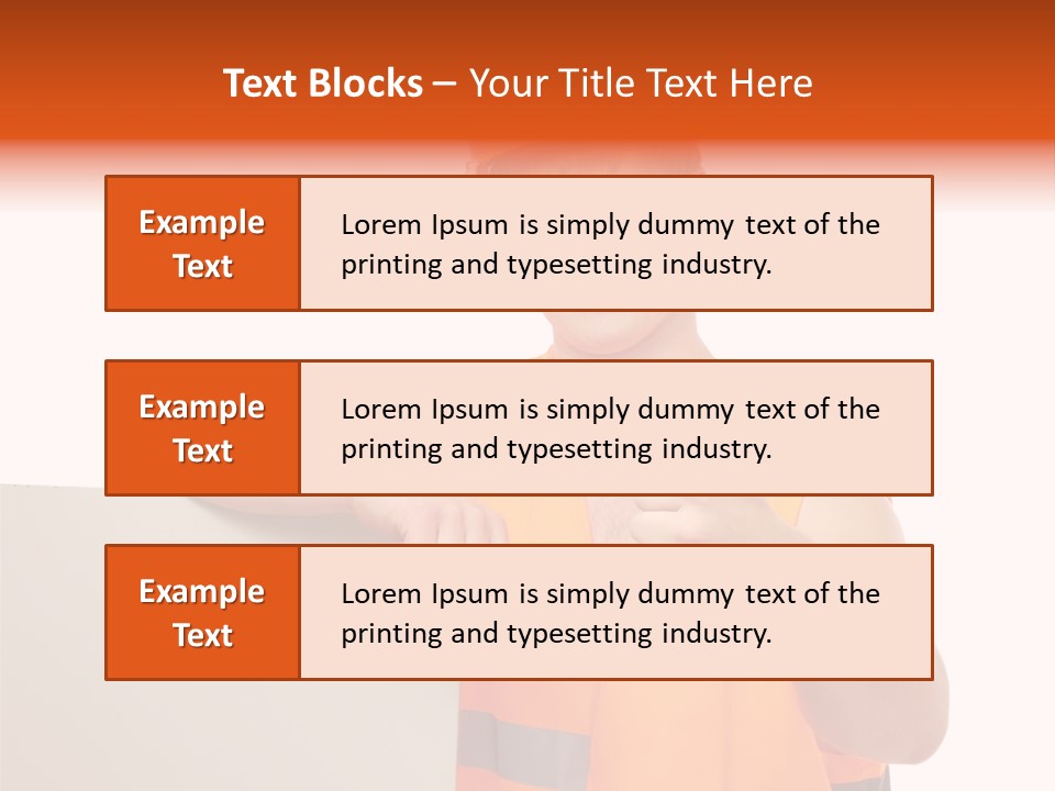 Background Workman Man PowerPoint Template