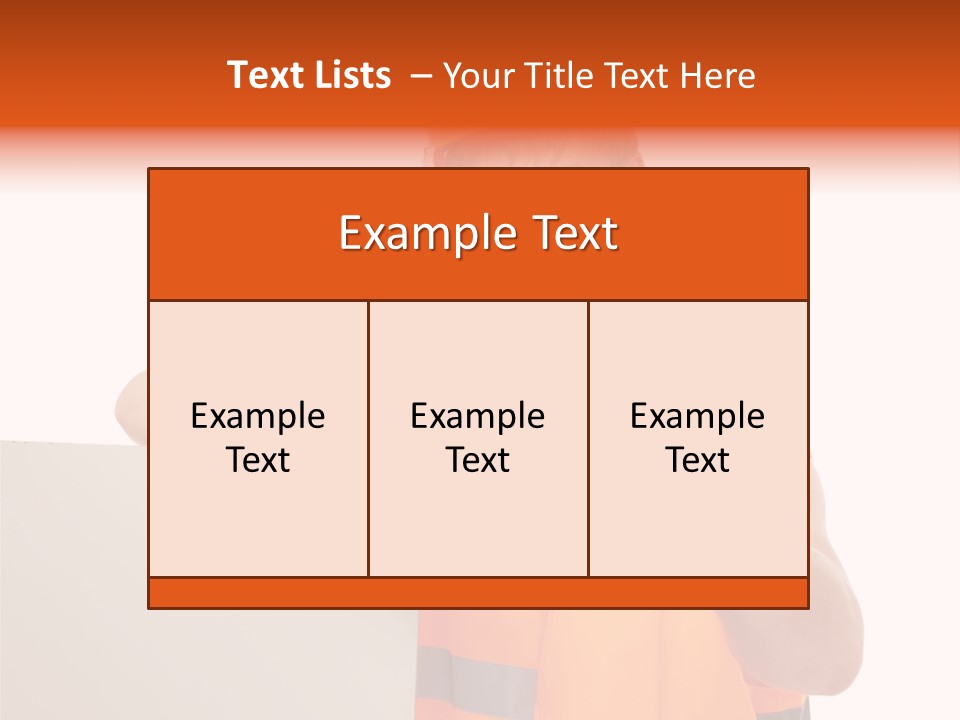 Background Workman Man PowerPoint Template