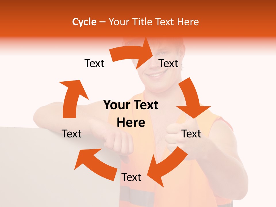 Background Workman Man PowerPoint Template