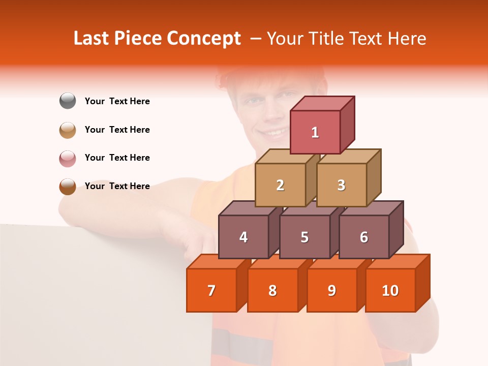 Background Workman Man PowerPoint Template