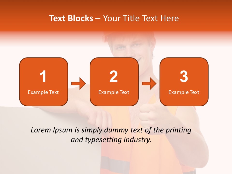 Background Workman Man PowerPoint Template