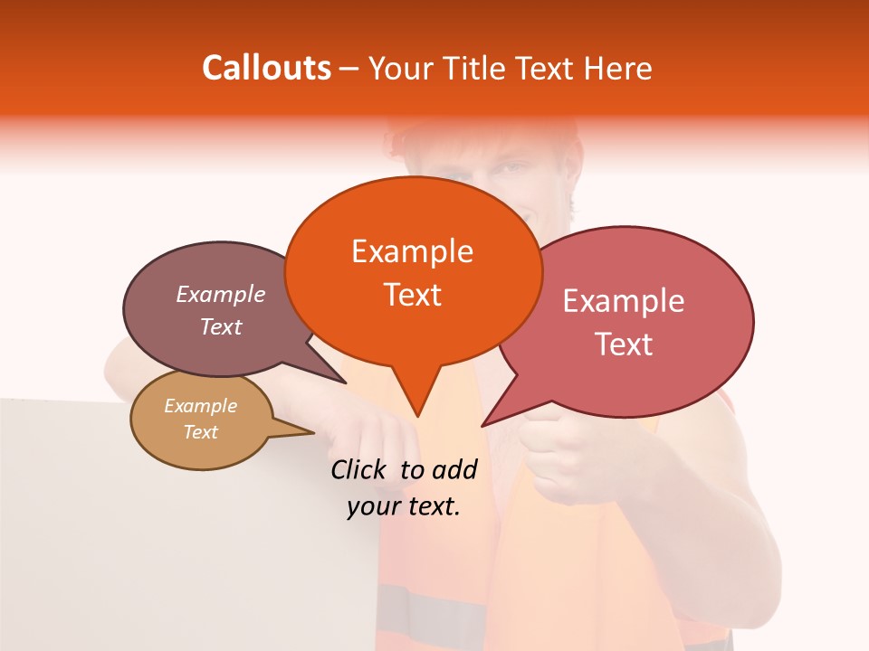 Background Workman Man PowerPoint Template