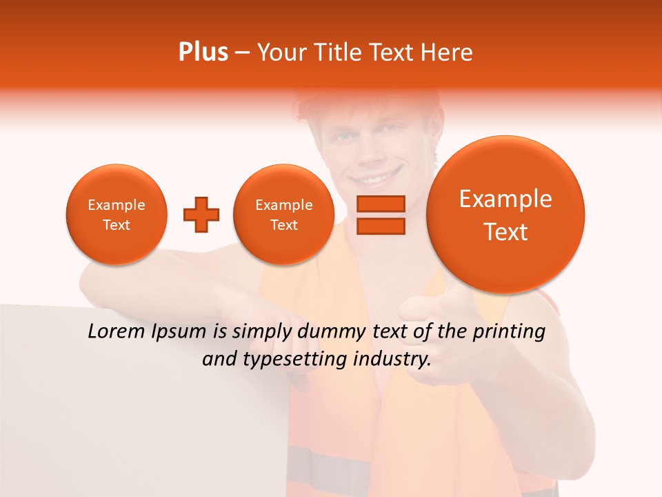 Background Workman Man PowerPoint Template