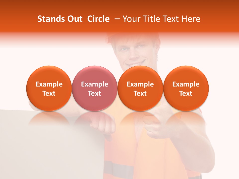Background Workman Man PowerPoint Template
