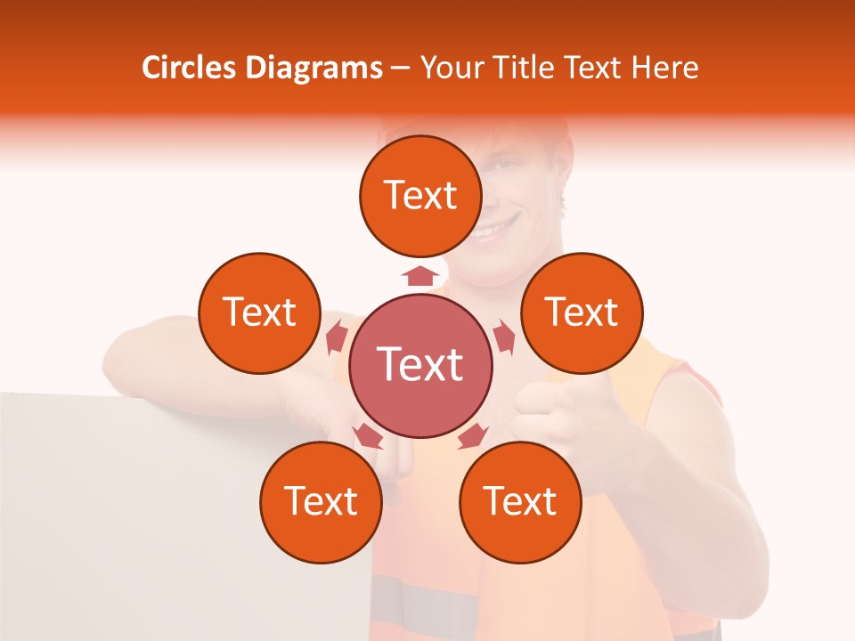 Background Workman Man PowerPoint Template