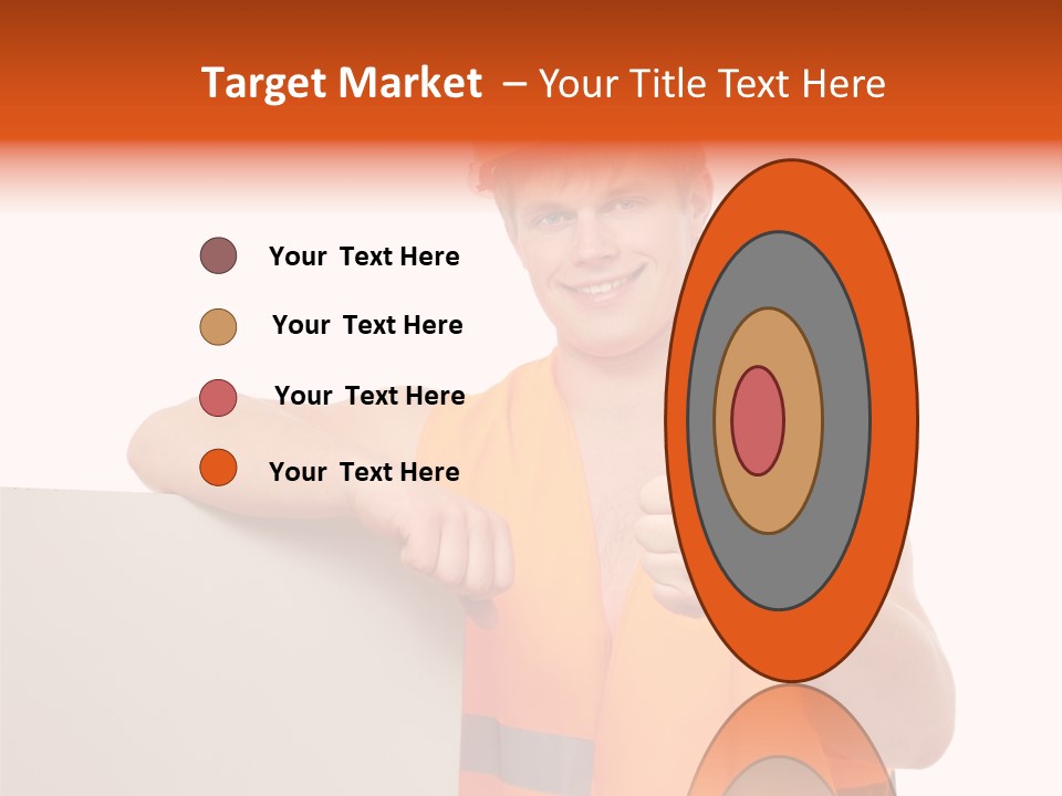 Background Workman Man PowerPoint Template