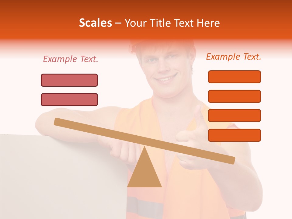 Background Workman Man PowerPoint Template