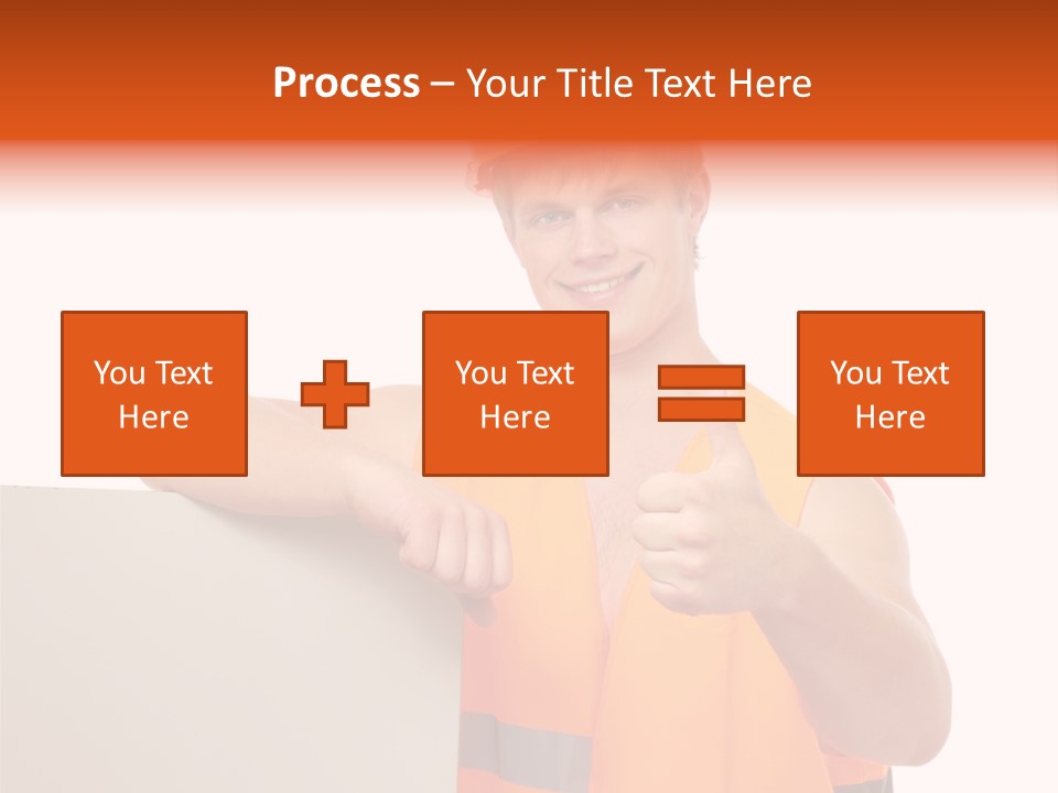 Background Workman Man PowerPoint Template