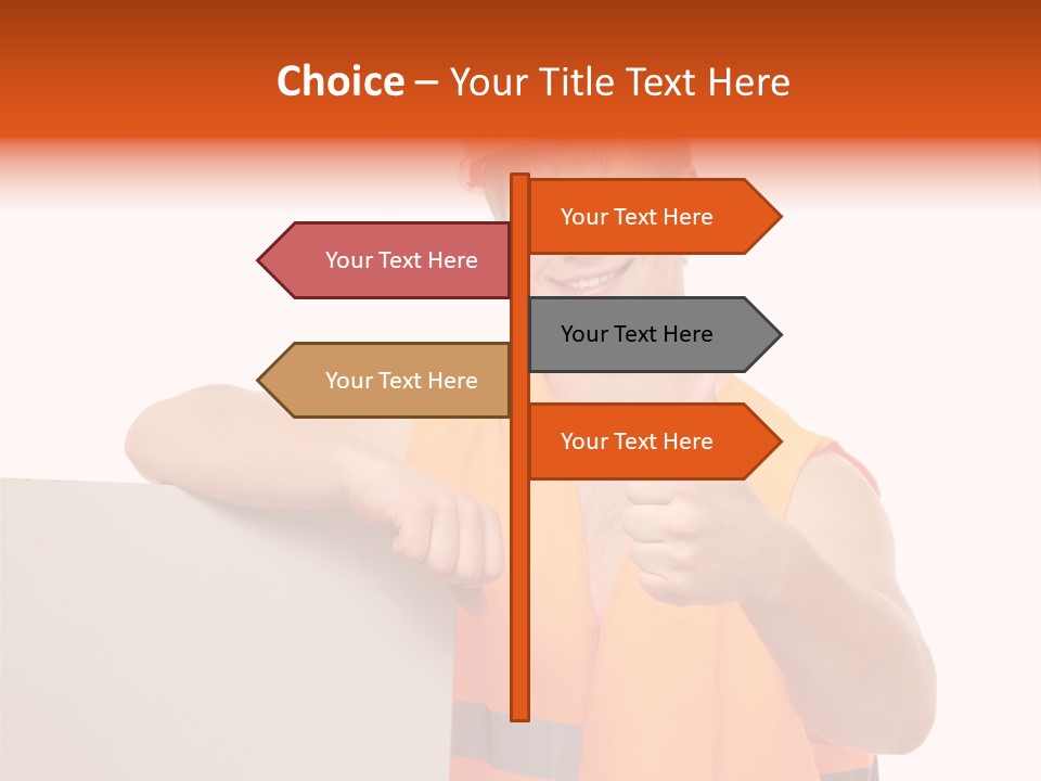 Background Workman Man PowerPoint Template