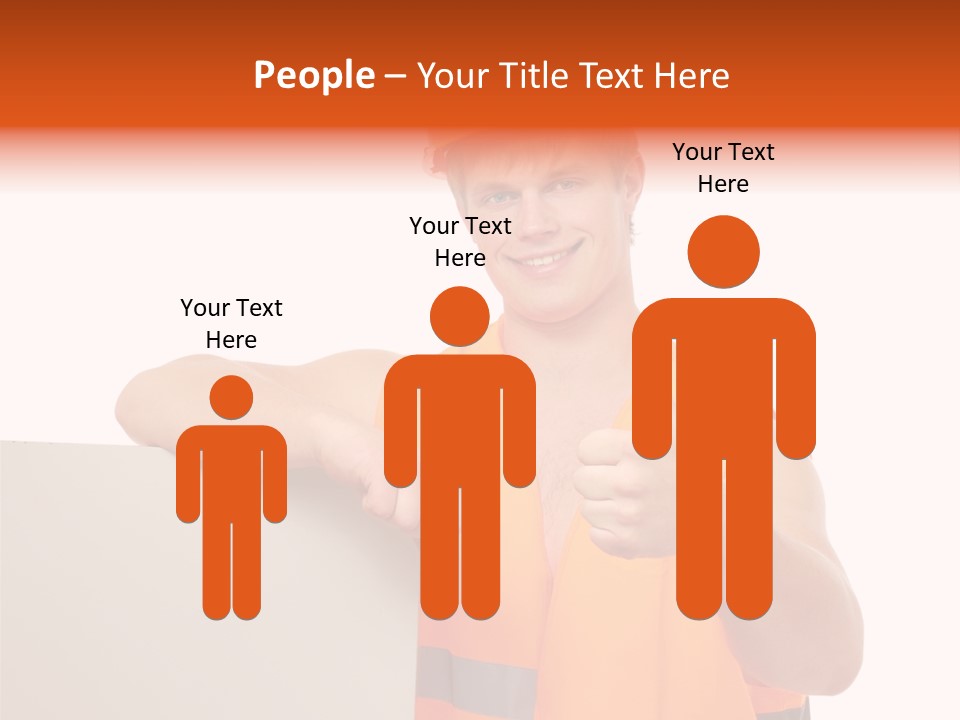 Background Workman Man PowerPoint Template