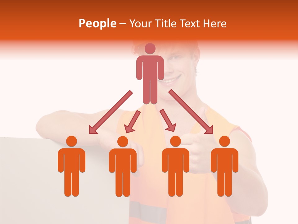 Background Workman Man PowerPoint Template