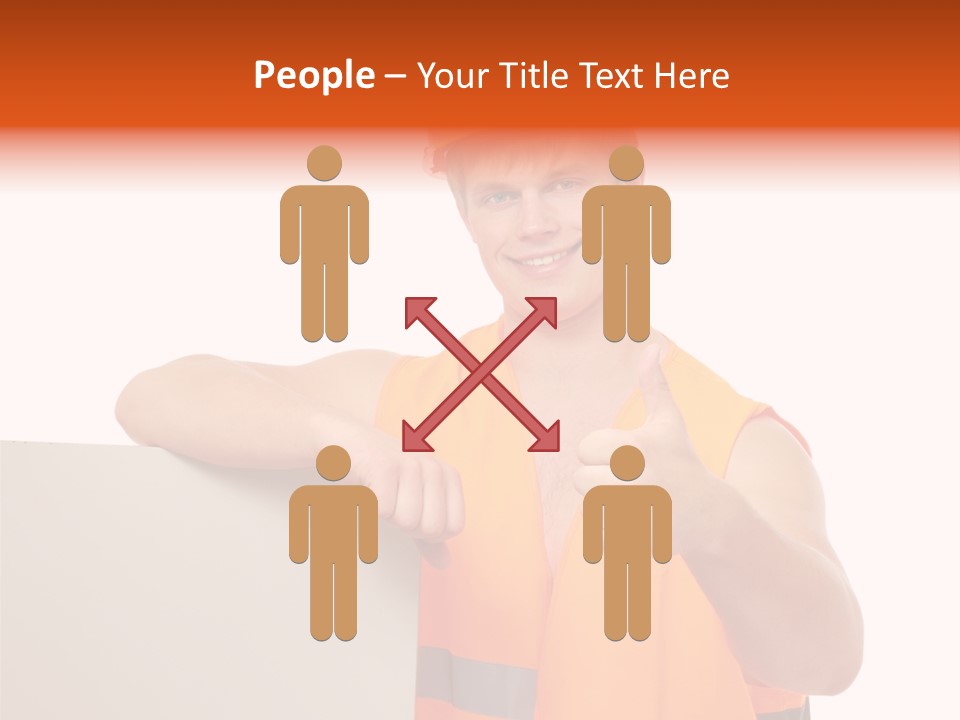 Background Workman Man PowerPoint Template