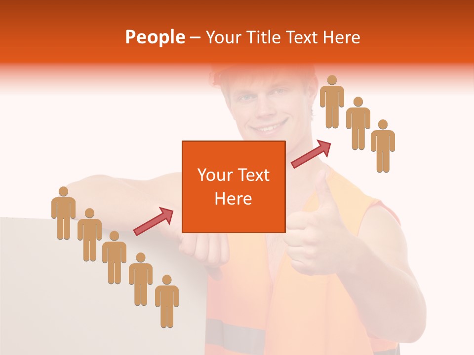 Background Workman Man PowerPoint Template