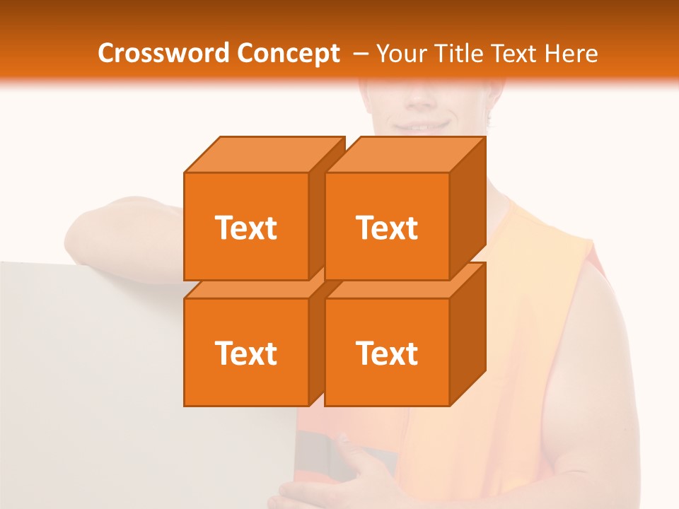 Spanner Standing Hat PowerPoint Template