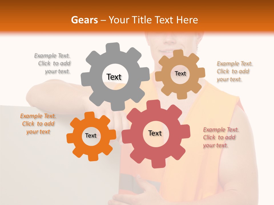 Spanner Standing Hat PowerPoint Template