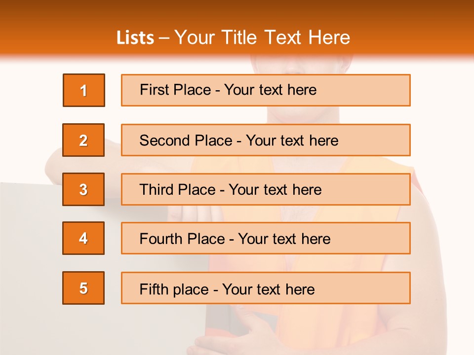 Spanner Standing Hat PowerPoint Template