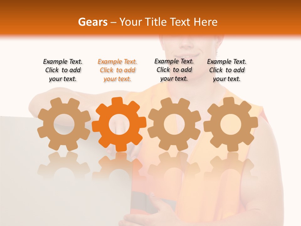 Spanner Standing Hat PowerPoint Template