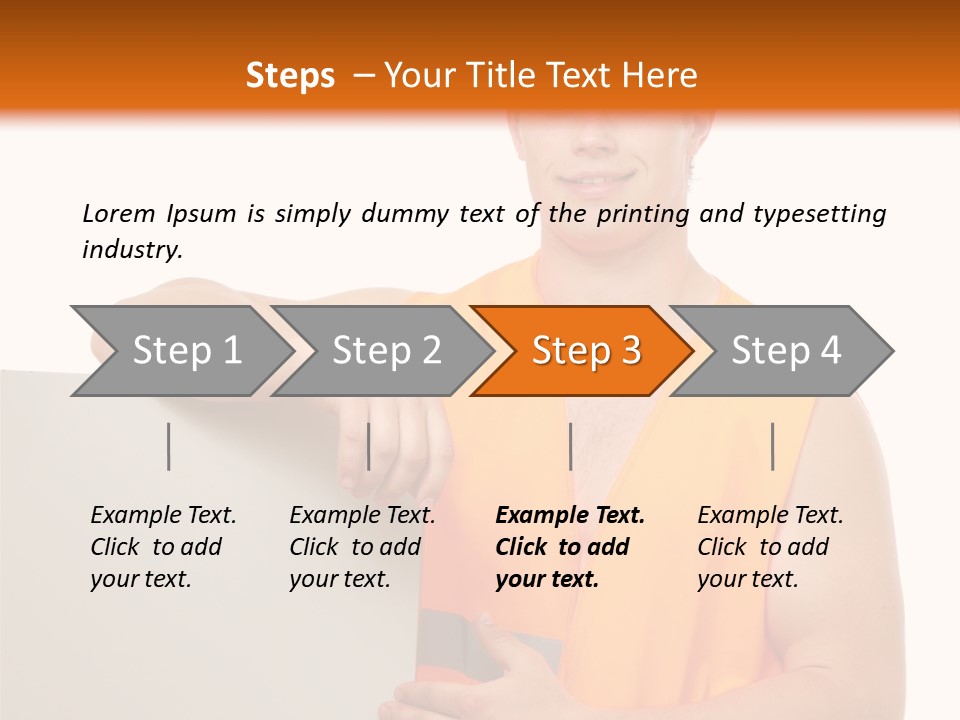 Spanner Standing Hat PowerPoint Template
