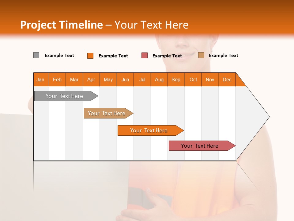 Spanner Standing Hat PowerPoint Template