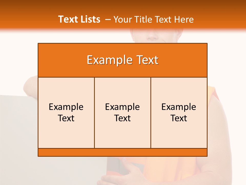 Spanner Standing Hat PowerPoint Template