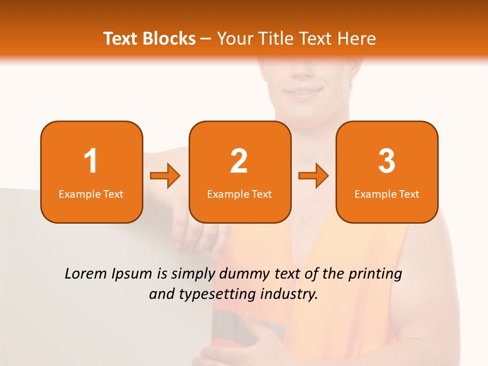 Spanner Standing Hat PowerPoint Template