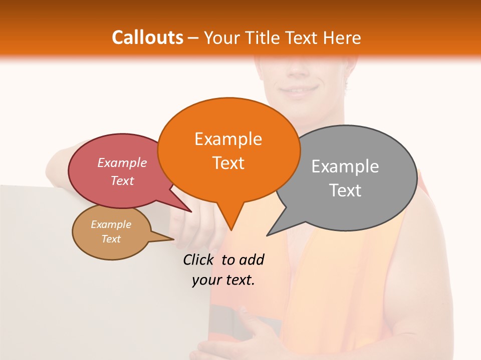 Spanner Standing Hat PowerPoint Template