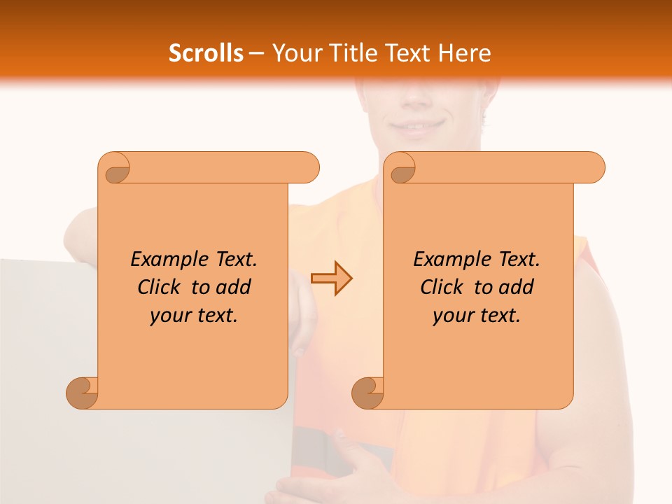 Spanner Standing Hat PowerPoint Template